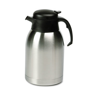 Hormel SVC190 - Stainless Steel Lined Vacuum Carafe, 1.9 Liter, Satin Finish/Black Trimhormel 