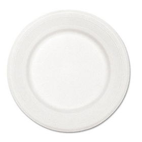 Chinet VENTURECT - Paper Dinnerware, Plate, 10-1/2 Diameter, White, 500/Carton