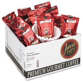 Distant Lands Coffee 302142 - Coffee Portion Packs, 1-1/2 oz Packs, Colombian Decafdistant 