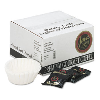 Distant Lands Coffee 308042 - Coffee Portion Packs, 1-1/2 oz Packs, French Roast