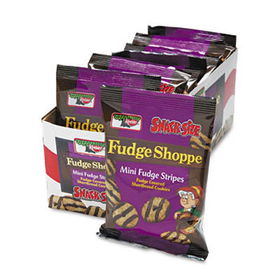 Keebler 21771 - Mini Cookies, Fudge Stripes, 2oz Snack Pack, 8 Packs/Box