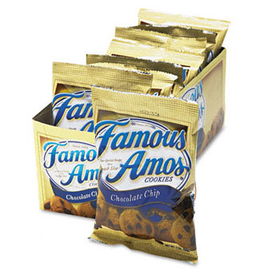 Kelloggs 98067 - Famous Amos Cookies, Chocolate Chip, 2oz Snack Pack, 8 Packs/Box