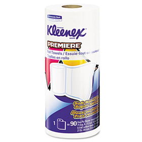 KIMBERLY-CLARK PROFESSIONAL* 03405 - KLEENEX PREMIERE Roll Towels, 10 2/5 x 11, White, 90/Roll, 20/Carton