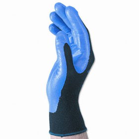 KIMBERLY-CLARK PROFESSIONAL* 40225 - KLEENGUARD G40 Foam Coated Nitrile/Nylon Gloves, Small/Size 7, Purple, 12 Pairkimberly 