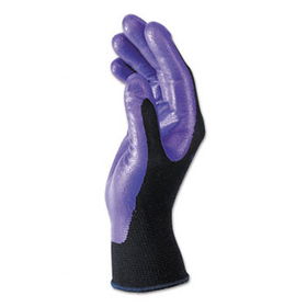 KIMBERLY-CLARK PROFESSIONAL* 40226 - KLEENGUARD G40 Foam Coated Nitrile/Nylon Gloves, Medium/Size 8, Purple, 12 Pair