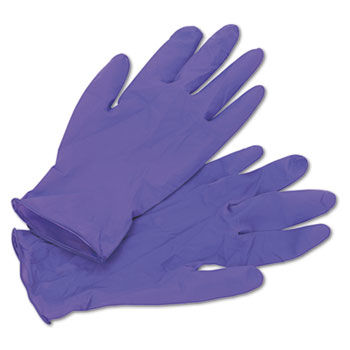 KIMBERLY-CLARK PROFESSIONAL* 55082 - STERLING PURPLE NITRILE Exam Gloves, Medium, Purple, 100/Box