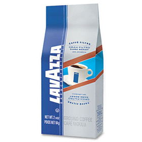 Lavazza 2431 - Gran Filtro Italian Dark Roast Coffee, 2.25 oz., Ground Fraction Pack, 30/Carton