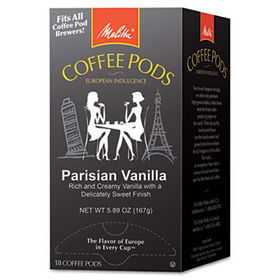 Melitta 75411 - Coffee Pods, Parisian Vanilla, 18 Pods/Boxmelitta 