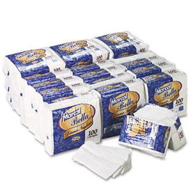 MarcalPro 21CT - 100% Premium Recycled Bella Snap-Pac Dinner Napkins, 15 x 17, White, 3000/Carton