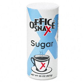 Office Snax 00019 - Reclosable Canister of Sugar, 20-oz.