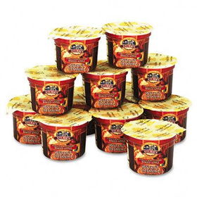 Office Snax 02081 - Single Serve Instant Oatmeal, Baked Apple,1.9lb Bowl, 12 Bowls/Box
