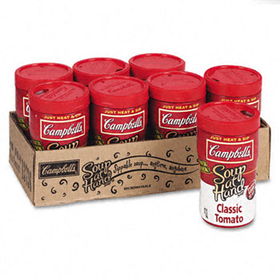 Campbells 13736 - Microwaveable Soup at Hand, Classic Tomato, 8/Box