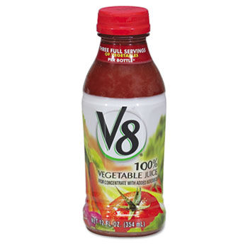 Campbells 13804 - Vegetable Juice, 12 oz. Bottle, 12/Boxcampbells 