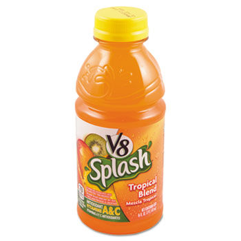 Campbells 14654 - V-8 Splash, Tropical Blend, 16 oz. Bottle, 12/Boxcampbells 