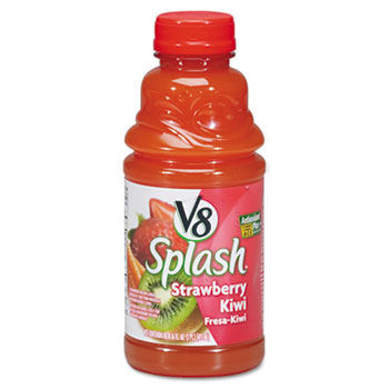 Campbells 14655 - V-8 Splash, Strawberry Kiwi, 16 oz. Bottle, 12/Boxcampbells 