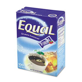 Equal 20008694 - Single Nutrasweet Packets, 100 Packets/Boxequal 