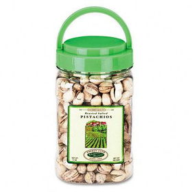 Office Snax 25941 - All Tyme Favorite Nuts, Pistachios, 14oz Jar