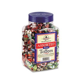 Office Snax 94054 - Walker's Assorted Toffee, 2.75lb Plastic Tuboffice 