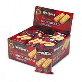 Office Snax W116 - Walker's Shortbread Cookies, 2/Pack, 24 Packs/Box