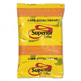 Sara Lee 62364 - Cafe Royal Gourmet Coffee, Decaffeinated, 1 1/2 oz Packets, 42/Carton