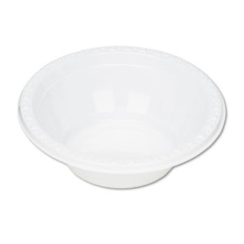 Tablemate 5244WH - Plastic Dinnerware, Bowls, 5 oz., White, 125/Pack