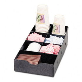 Vertiflex VFCC169 - Condiment Caddy, 8-3/4w x 16d x 5-1/4h, Blackvertiflex 