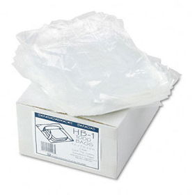 Handi-Bag HB1 - Jumbo Sandwich Bags, Fold Lock, 7 x 7, .7 mil, Clear, 2000/Carton