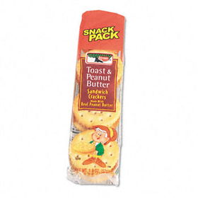 Keebler 21167 - Sandwich Crackers, Peanut Butter, 8-Cracker Snack Pack, 12 Packs/Boxkeebler 