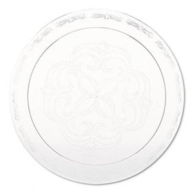 Tablemate PW2100 - Plastic Dinnerware, Plates, 10-1/4 Diameter, Scroll, Clear, 25/Packtablemate 