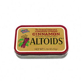 Office Snax 15894 - Altoids Cinnamon Candy, 1.76oz Tin Container, 12 Containers/Box