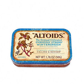 Office Snax 15893 - Altoids Wintergreen Candy, 1.76oz Tin Container, 12 Containers/Box