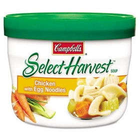 Campbells 15111 - Microwaveable Select Soup, Chicken, 8 15.3oz Cans/Box
