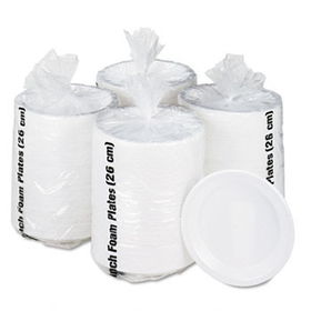 Boardwalk 10FPL - Non-Laminated Foam Dinnerware, Plates, 10-1/4 Diameter, White, 500/Carton