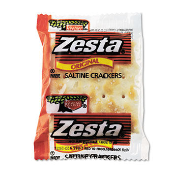 Keebler 00646 - Zesta Saltine Crackers, 2 Crackers/Pack, 300 Packs/Cartonkeebler 