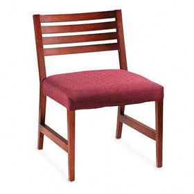 HON 2163JBE62 - Cambia 2160 Series Wood Back Armless Seating, Henna Cherry/Wild Rose
