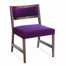 HON 2166MBE62 - Cambia 2160 Series Upholstered Back, Armless Seating, Medium Oak/Wild Rose