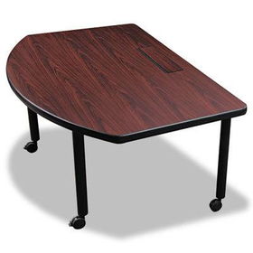BALT 89915 - Modular Conference Table, Radius, 63w x 43d x 29-1/2h, Mahogany