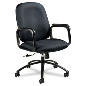 Global 53814BKJN11 - Max Series Mid-Back Pneumatic Tilt Chair, 25-1/2 x 24-1/2 x 37, Charcoal