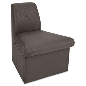 Global 7872QL11 - Braden Corner Unit Chair w/60-degree Outside, 24 x 27-1/2 x 30, Charcoal Gray