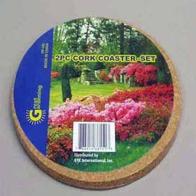 2 Pack Cork Planter Coaster Case Pack 72