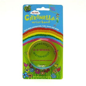 Citronella Deet Free Rainbow Color Wrist Band Case Pack 24