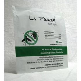 LA Fresh Biodegradable Insect Repellent Towel Case Pack 84fresh 