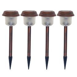 Grip 4 pc Copper Solar Light Set