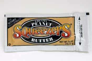 Squeezers Creamy Peanut Butter (0.5 oz) Case Pack 200squeezers 