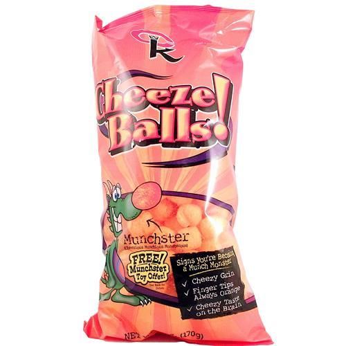 Cheese Kurl Cheese Balls Case Pack 12