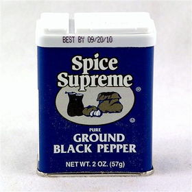 Spice Supreme Black Pepper Tin Case Pack 24
