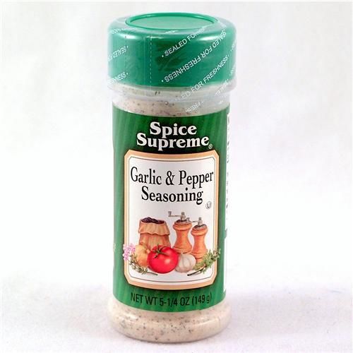 Spice Supreme Garlic & Pepper Case Pack 12spice 