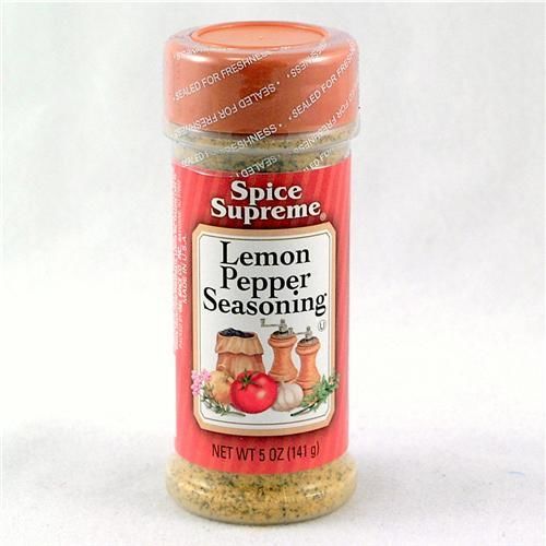 Spice Supreme Lemon Pepper Seasoning Case Pack 12