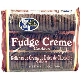 Dutchmaid Fudge Sandwich Creme Cookies Case Pack 12
