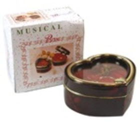 Musical Heart Shaped Jewelry Box Case Pack 240musical 